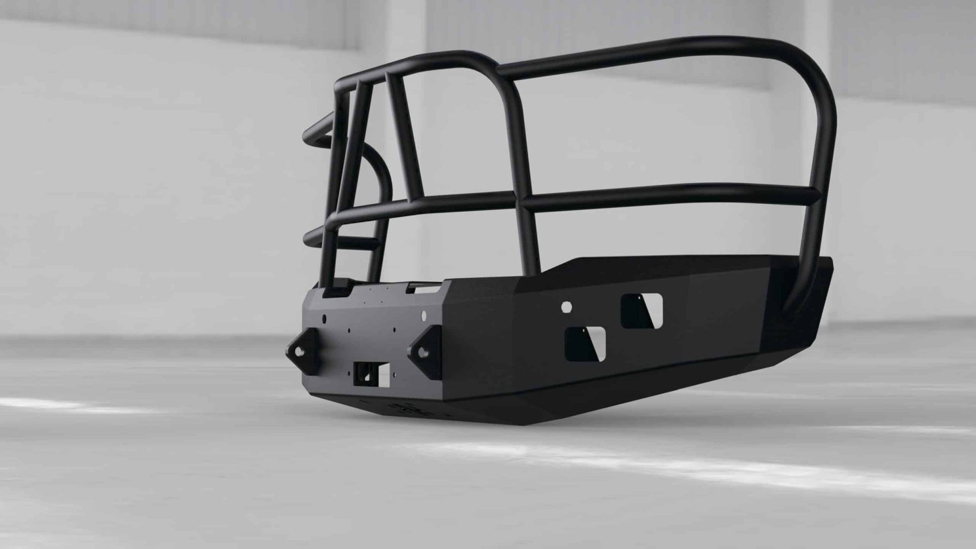 Hammerhead 600 - 56 - 0220 GMC Sierra 1500 2014 - 2015 Front Winch Bumper with Full Brush Guard - Rugged Truck Gear