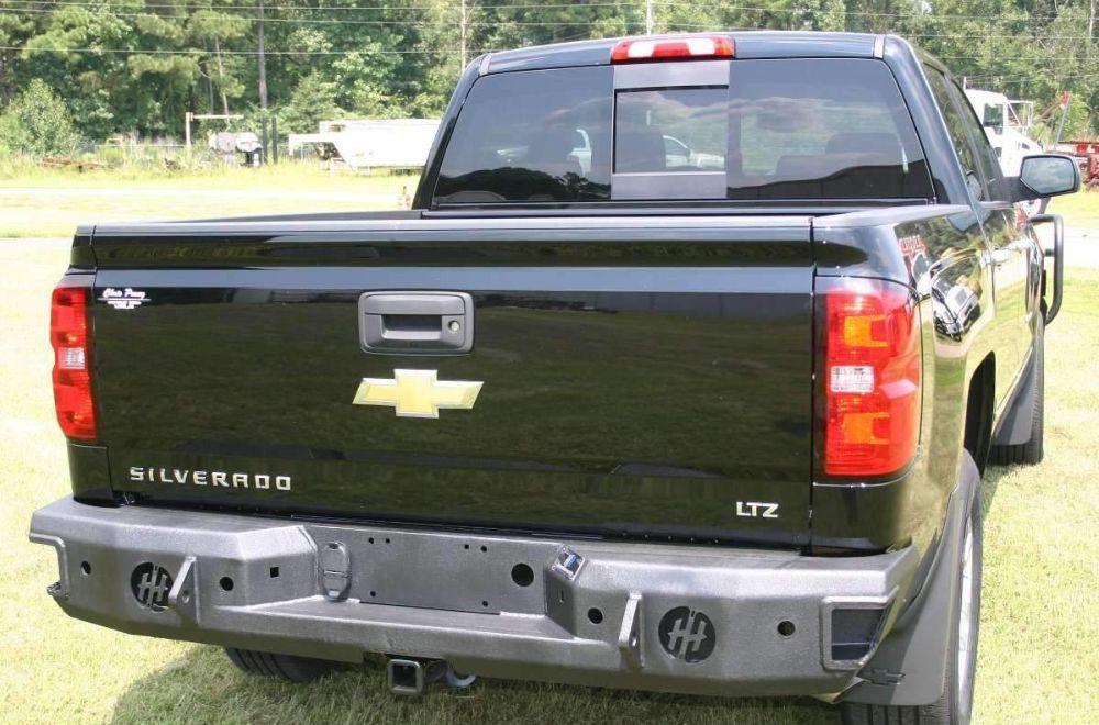Hammerhead 600 - 56 - 0222 GMC Sierra 1500 2014 - 2018 Rear Bumper with Sensors - Rugged Truck Gear