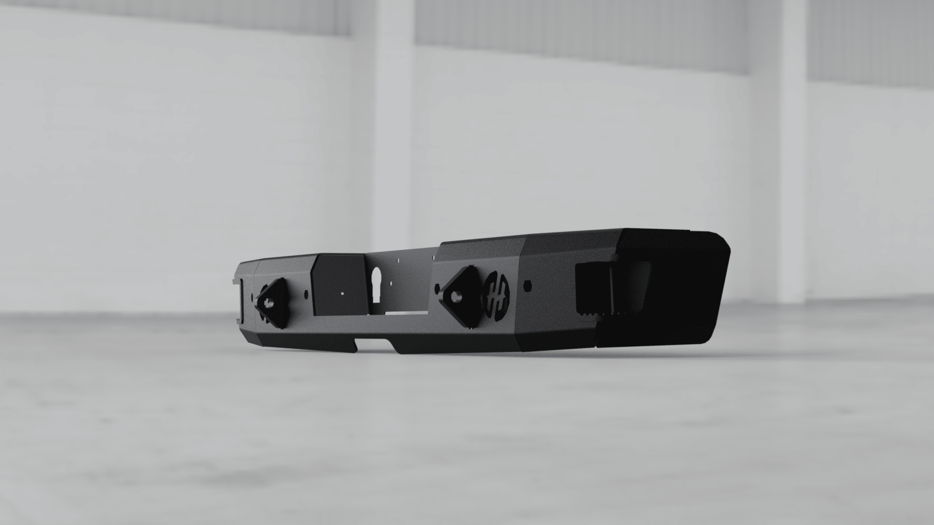 Hammerhead 600 - 56 - 0222 GMC Sierra 1500 2014 - 2018 Rear Bumper with Sensors - Rugged Truck Gear