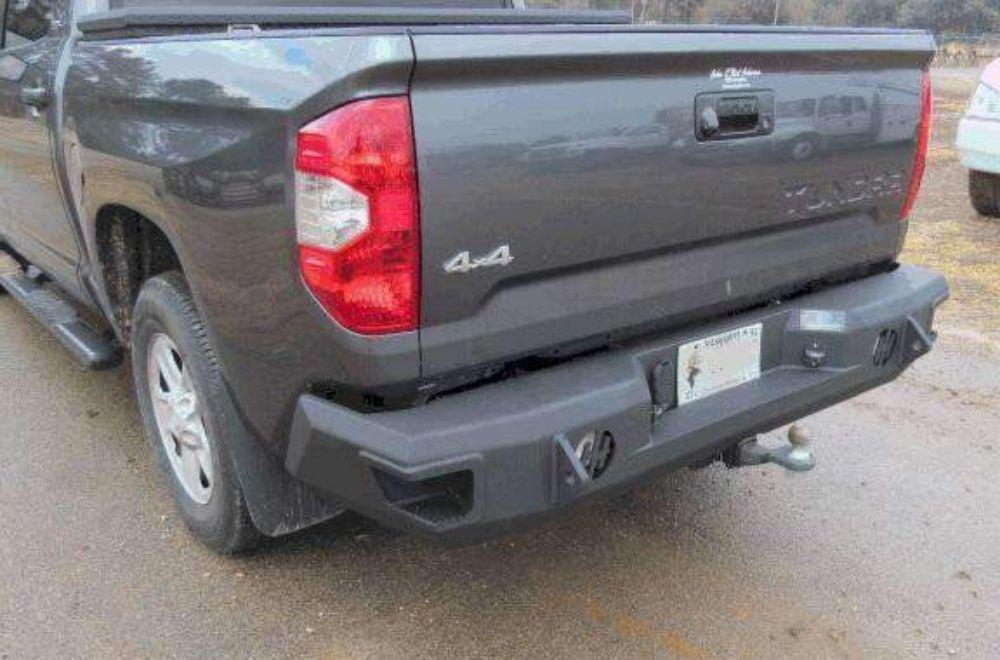 Hammerhead 600 - 56 - 0254 Toyota Tundra 2014 - 2021 Rear Bumper with Sensors - Rugged Truck Gear