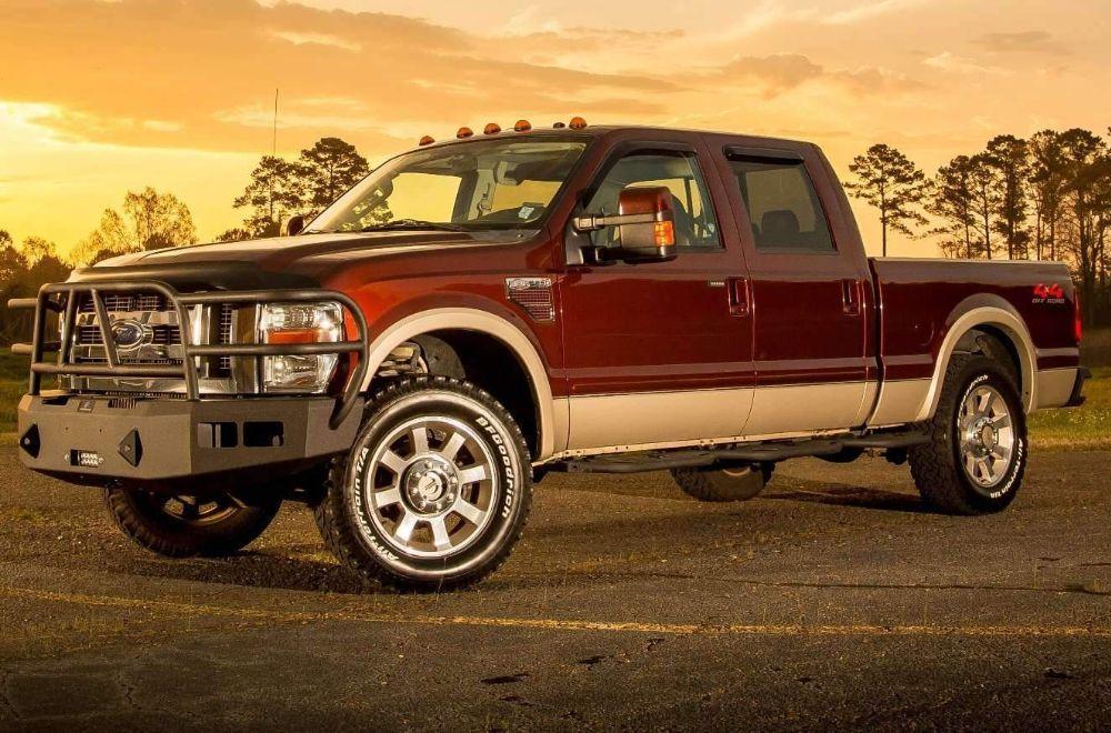 Hammerhead 600 - 56 - 0255 Ford F250/F350/F450/F550 2008 - 2010 Front Winch Bumper with Full Brush Guard - Rugged Truck Gear