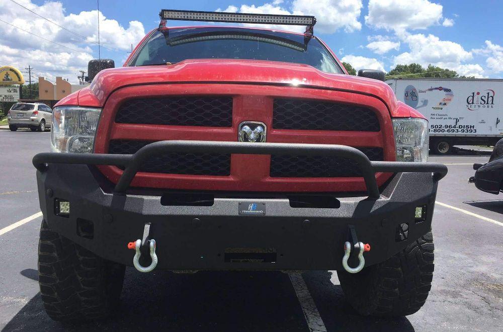 Hammerhead 600 - 56 - 0271 Ram 1500 2013 - 2018 Front Winch Bumper Pre - Runner - Rugged Truck Gear