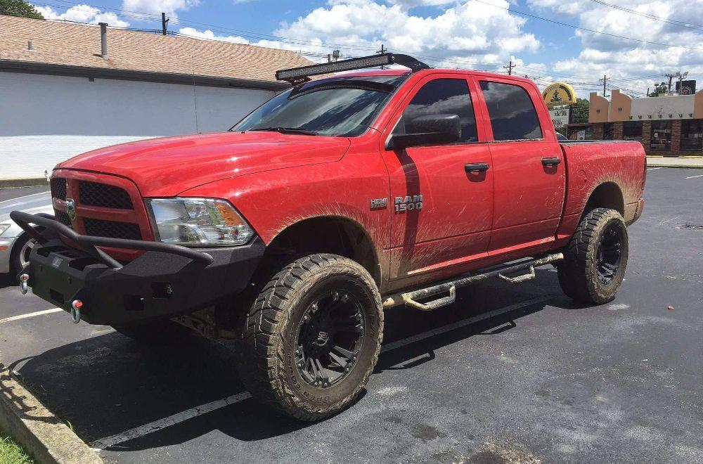 Hammerhead 600 - 56 - 0271 Ram 1500 2013 - 2018 Front Winch Bumper Pre - Runner - Rugged Truck Gear