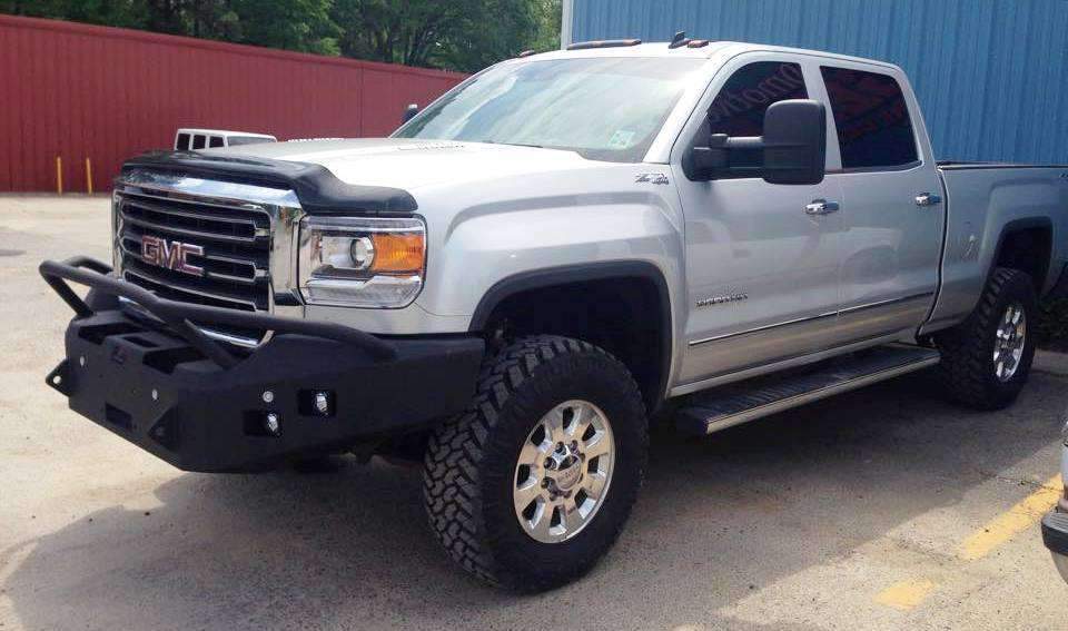 Hammerhead 600 - 56 - 0275 GMC Sierra 2500/3500 2015 - 2019 Front Winch Bumper Pre - Runner - Rugged Truck Gear
