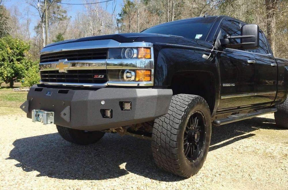 Hammerhead 600 - 56 - 0276 Chevy Silverado 2500/3500 2015 - 2019 Front Winch Bumper Low Profile - Rugged Truck Gear