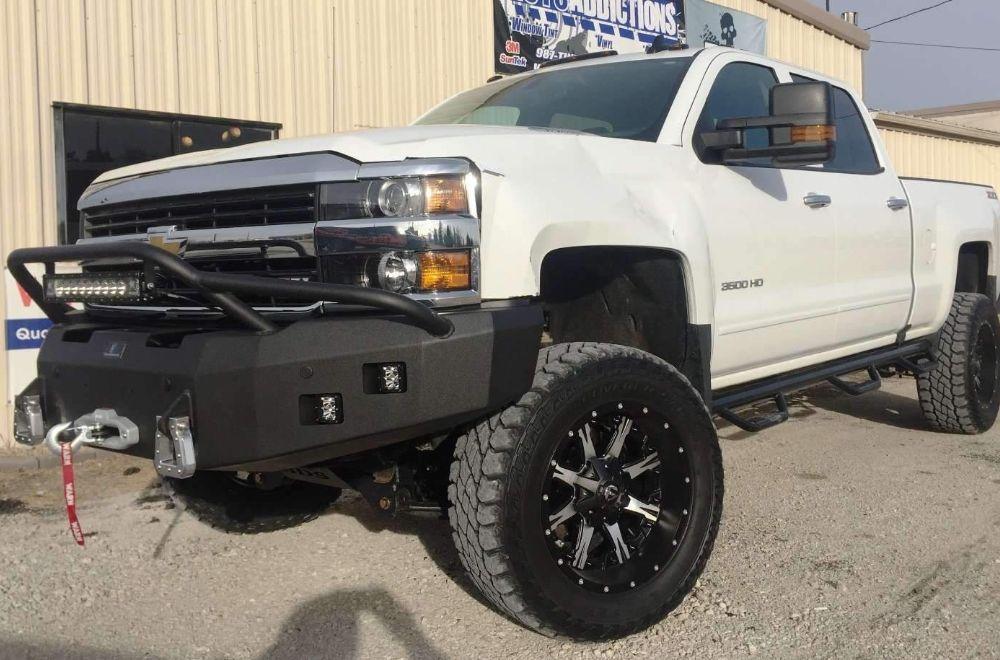 Hammerhead 600 - 56 - 0278 Chevy Silverado 2500/3500 2015 - 2019 Front Winch Bumper Pre - Runner - Rugged Truck Gear