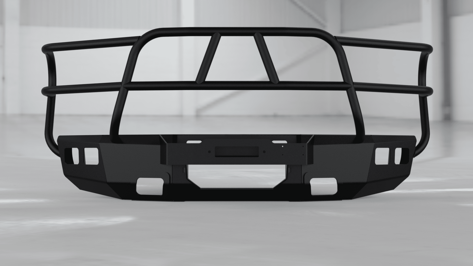 Hammerhead 600 - 56 - 0317 Ford F150 2011 - 2014 Front Winch Bumper with Full Brush Guard - Rugged Truck Gear