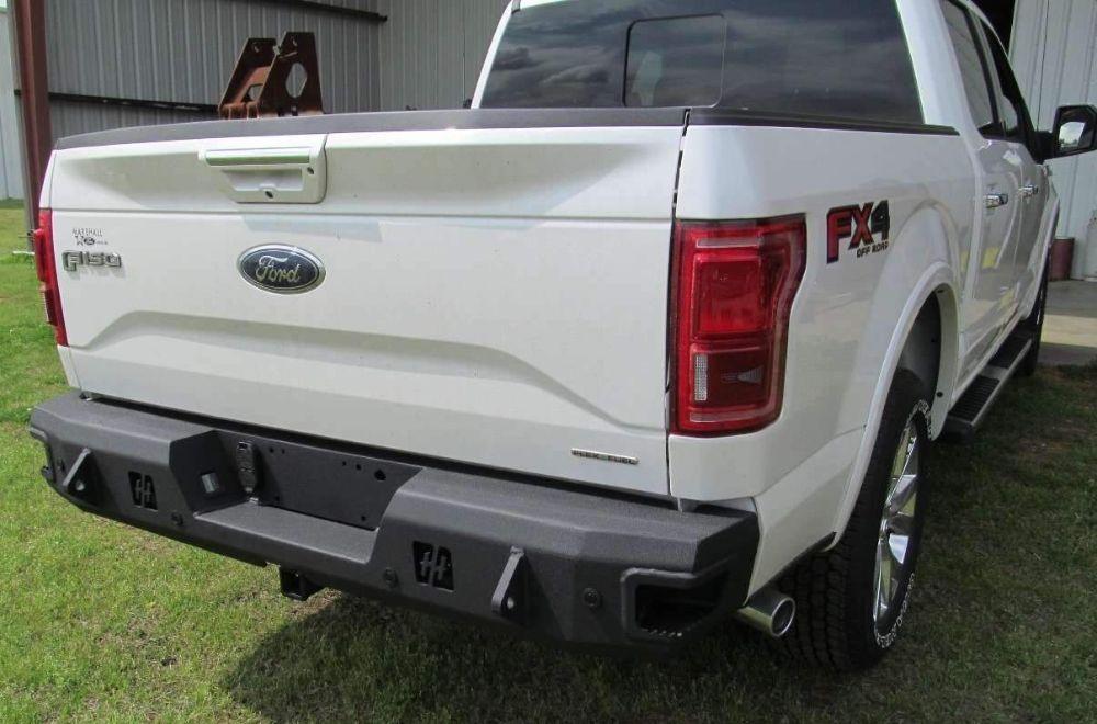 Hammerhead 600 - 56 - 0329 2015 - 2023 Ford F150 Rear Bumper with Sensors - Rugged Truck Gear