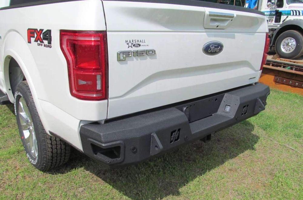 Hammerhead 600 - 56 - 0329 2015 - 2023 Ford F150 Rear Bumper with Sensors - Rugged Truck Gear