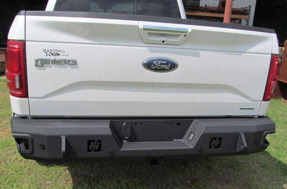 Hammerhead 600 - 56 - 0329 2015 - 2023 Ford F150 Rear Bumper with Sensors - Rugged Truck Gear