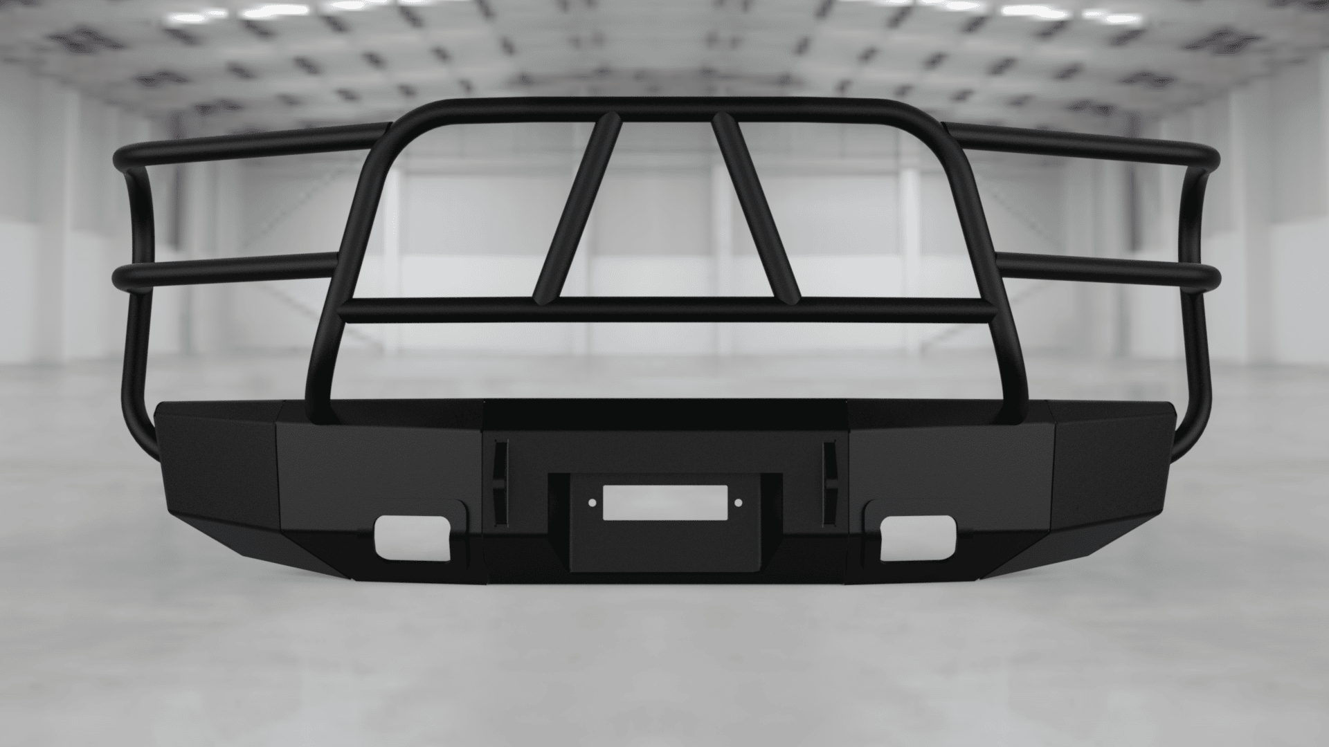 Hammerhead 600 - 56 - 0343 Ford F150 2009 - 2014 Front Winch Bumper with Full Brush Guard - Rugged Truck Gear