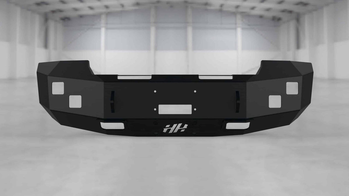 Hammerhead 600 - 56 - 0357 GMC Sierra 2500/3500 2011 - 2014 Front Winch Bumper Low Profile - Rugged Truck Gear