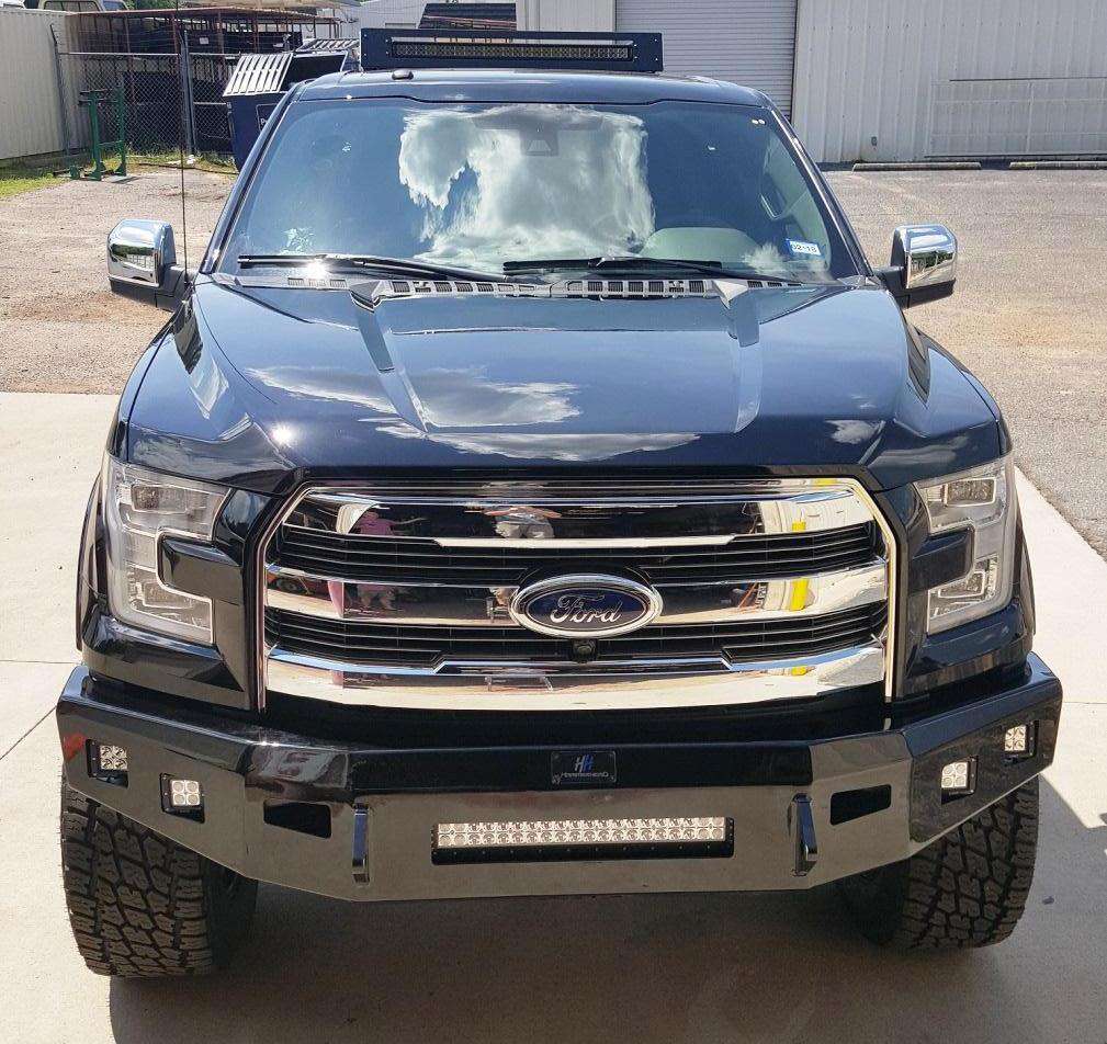 Hammerhead 600 - 56 - 0381 Ford F150 2015 - 2017 Front Non - Winch Bumper Low Profile - Rugged Truck Gear
