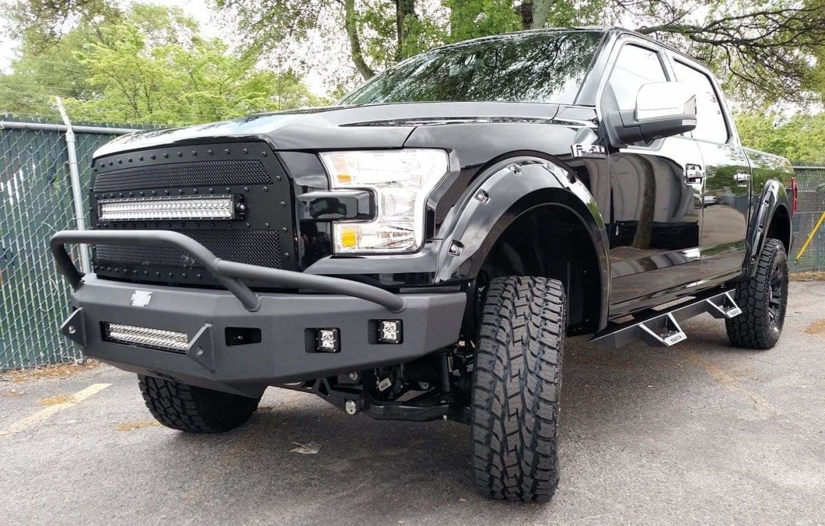 Hammerhead 600 - 56 - 0385 Ford F150 2015 - 2017 Front Non - Winch Bumper Pre - Runner - Rugged Truck Gear