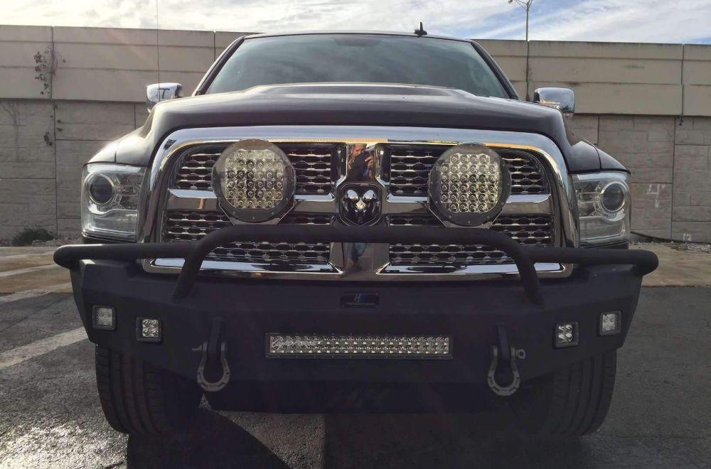 Hammerhead 600 - 56 - 0394 Dodge Ram 2500/3500/4500/5500 2010 - 2018 Front Non - Winch Bumper Pre - Runner - Rugged Truck Gear