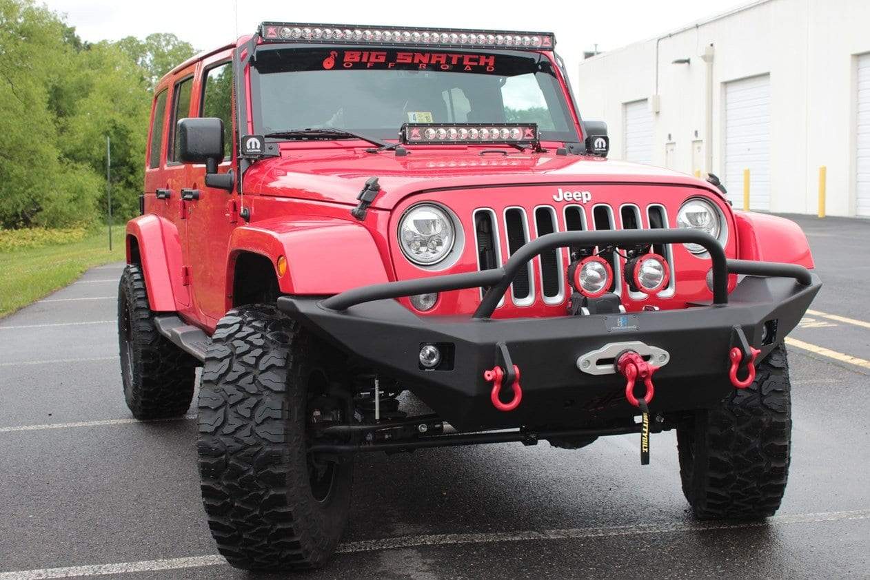 Hammerhead 600 - 56 - 0396 Jeep Wrangler JK 2007 - 2018 Front Winch Bumper Pre - Runner - Rugged Truck Gear