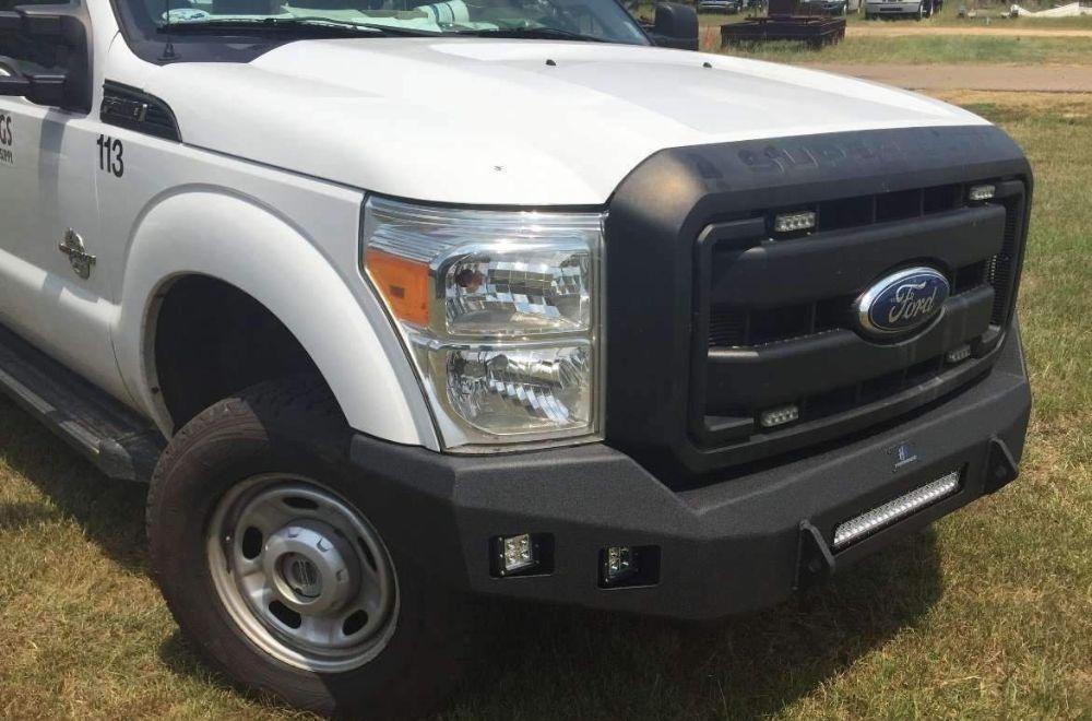 Hammerhead 600 - 56 - 0397 Ford F250/F350/F450/F550 2011 - 2016 Front Non - Winch Bumper Low Profile - Rugged Truck Gear