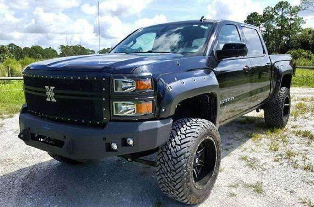 Hammerhead 600 - 56 - 0401 Chevy Silverado 1500 2014 - 2015 Front Non - Winch Bumper Low Profile - Rugged Truck Gear