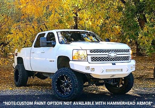 Hammerhead 600 - 56 - 0407 Chevy Silverado 2500/3500 2011 - 2014 Front Non - Winch Bumper Low Profile - Rugged Truck Gear