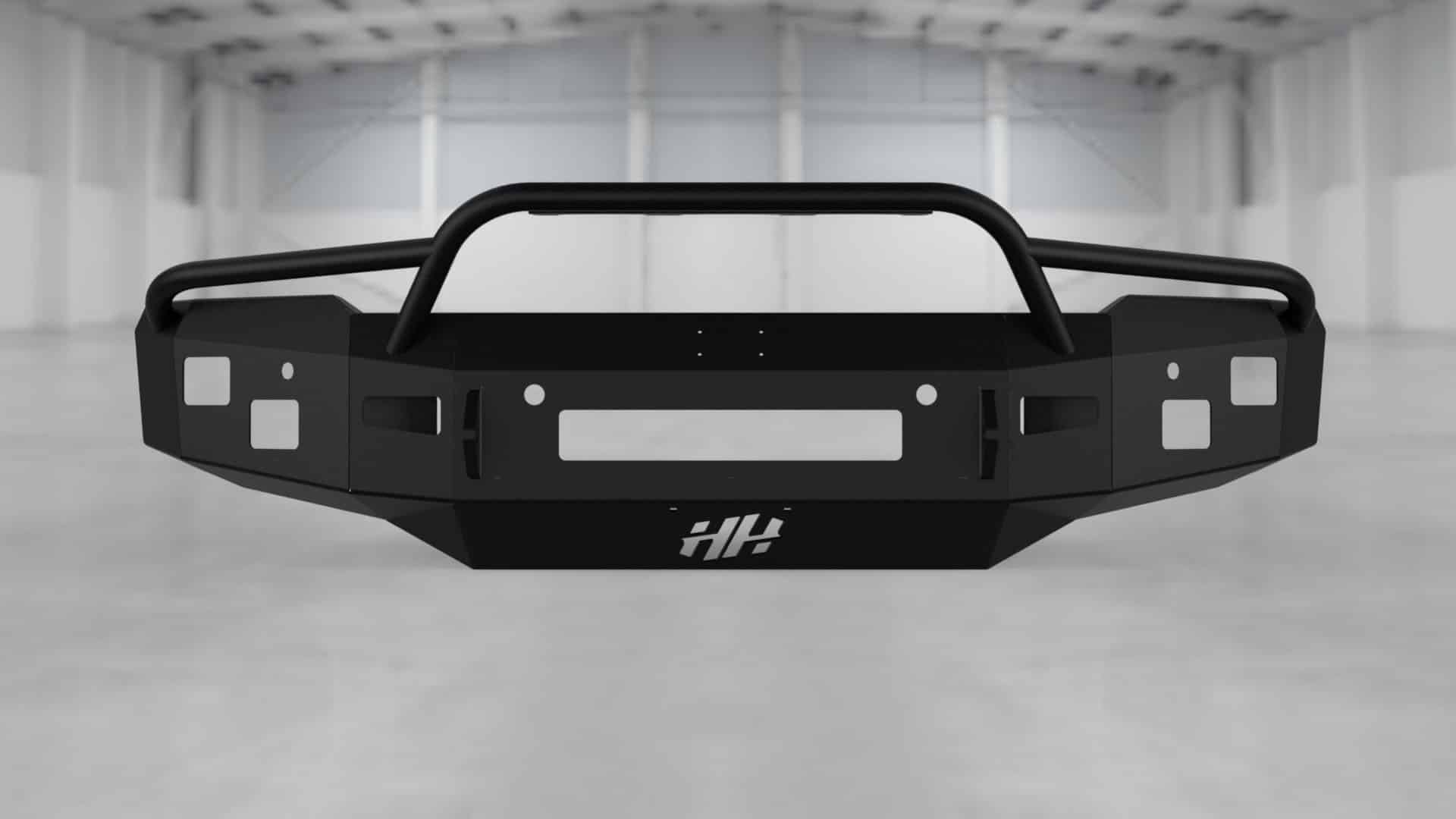 Hammerhead 600 - 56 - 0411 Chevy Silverado 2500/3500 2015 - 2019 Front Non - Winch Bumper Pre - Runner - Rugged Truck Gear