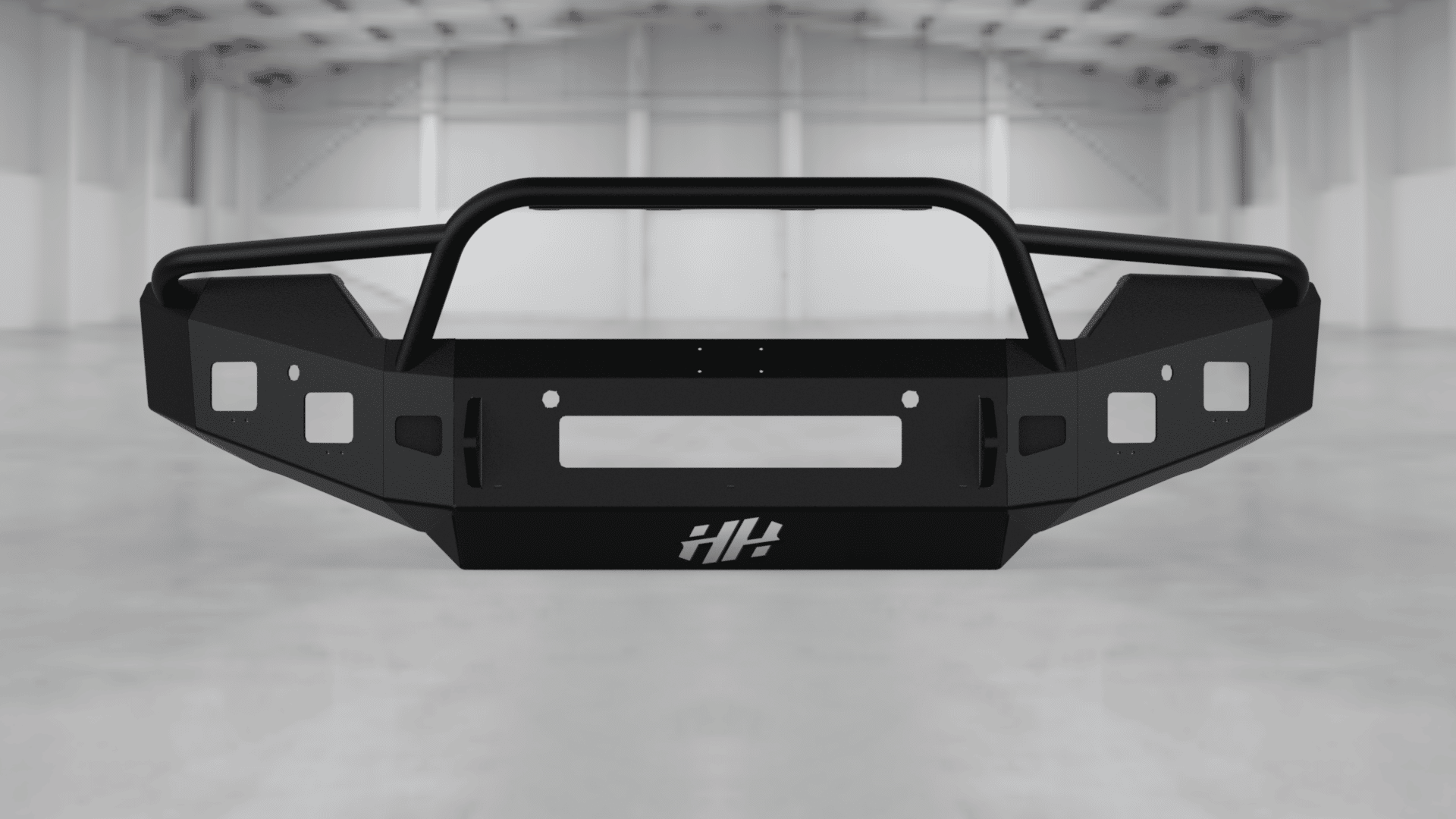 Hammerhead 600 - 56 - 0413 GMC Sierra 2500/3500 2015 - 2019 Front Non - Winch Pre - Runner Bumper - Rugged Truck Gear