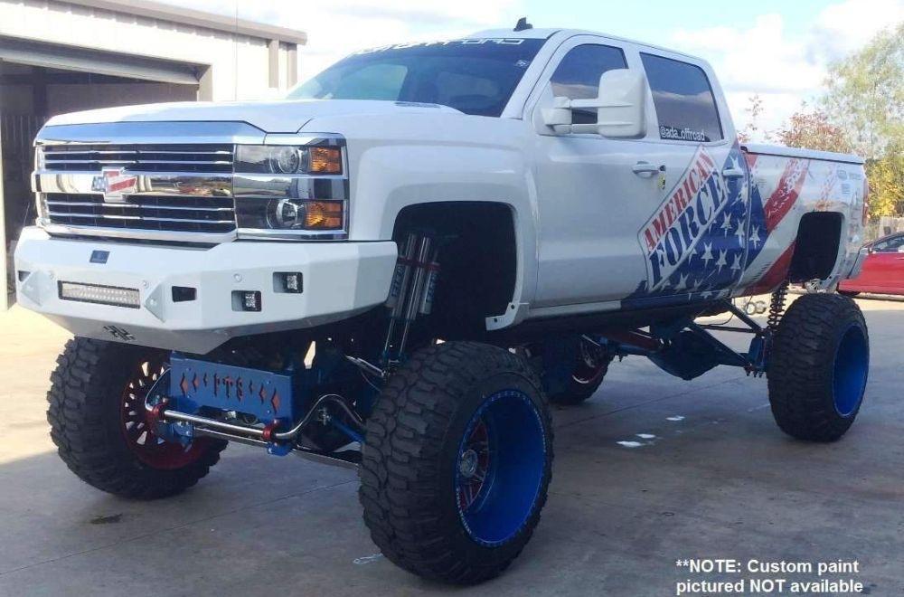 Hammerhead 600 - 56 - 0415 Chevy Silverado 2500/3500 2015 - 2019 Front Non - Winch Bumper Low Profile - Rugged Truck Gear