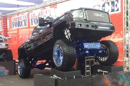 Hammerhead 600 - 56 - 0416 GMC Sierra 2500/3500 2015 - 2019 Front Non - Winch Bumper Low Profile - Rugged Truck Gear