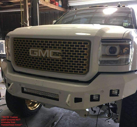 Hammerhead 600 - 56 - 0416 GMC Sierra 2500/3500 2015 - 2019 Front Non - Winch Bumper Low Profile - Rugged Truck Gear