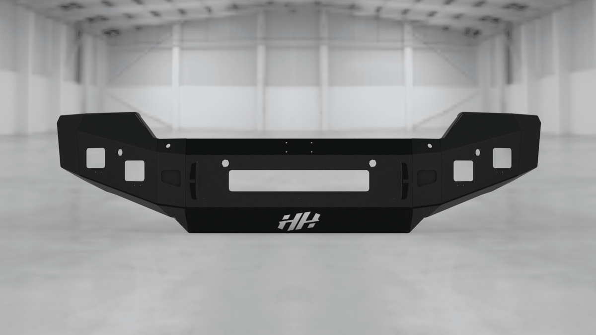 Hammerhead 600 - 56 - 0416 GMC Sierra 2500/3500 2015 - 2019 Front Non - Winch Bumper Low Profile - Rugged Truck Gear