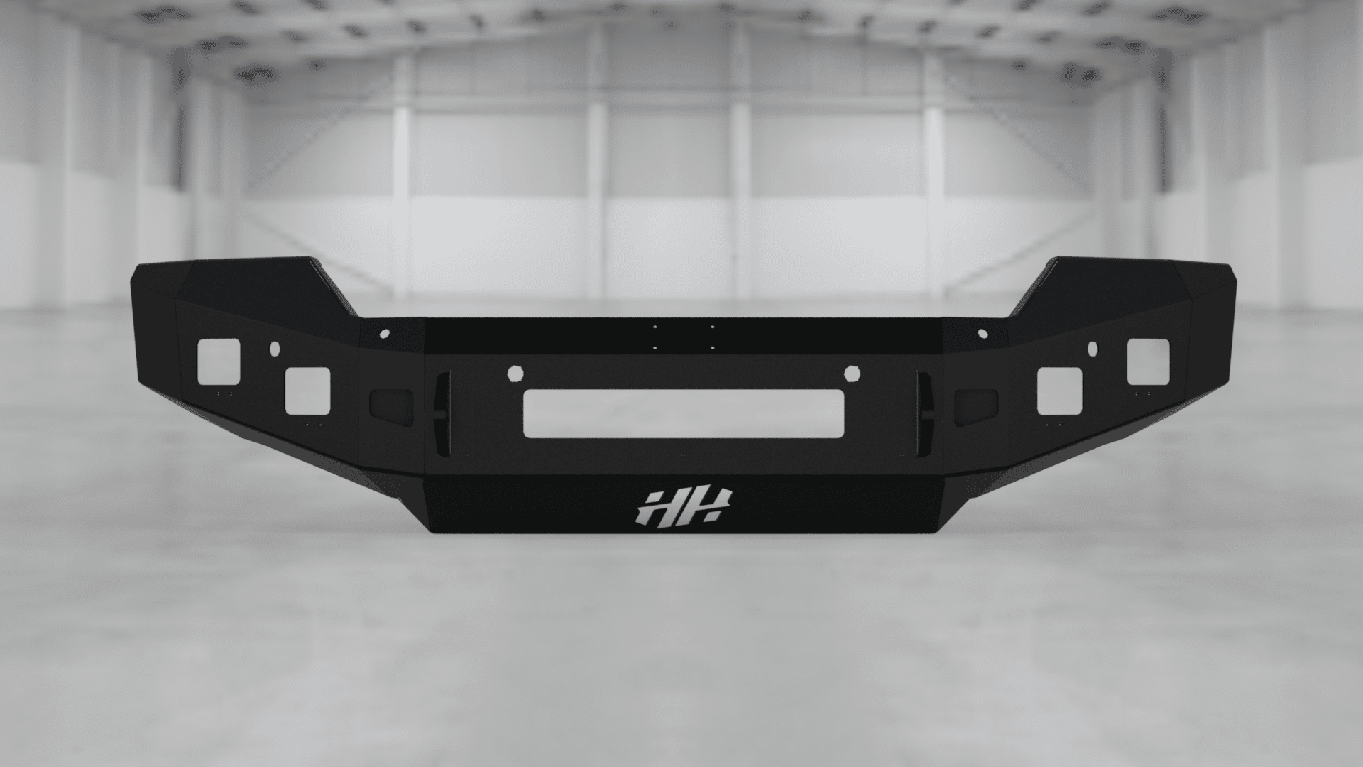 Hammerhead 600 - 56 - 0416 GMC Sierra 2500/3500 2015 - 2019 Front Non - Winch Bumper Low Profile - Rugged Truck Gear