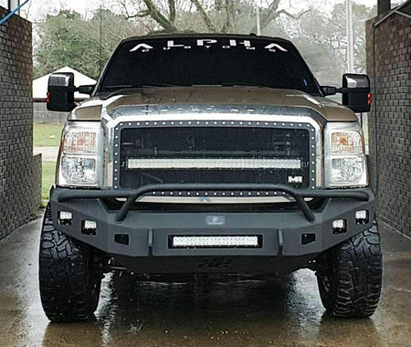 Hammerhead 600 - 56 - 0417 Ford F250/F350/F450/F550 2011 - 2016 Front Non - Winch Bumper Pre - Runner - Rugged Truck Gear