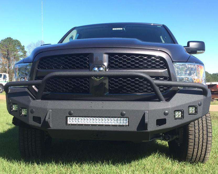 Hammerhead 600 - 56 - 0419 Ram 1500 2013 - 2018 Front Non - Winch Bumper Pre - Runner - Rugged Truck Gear