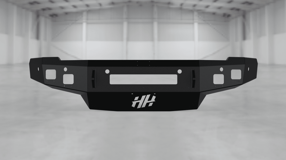 Hammerhead 600 - 56 - 0428 Dodge Ram 2500/3500 2010 - 2018 Front Non - Winch Bumper Low Profile - Rugged Truck Gear