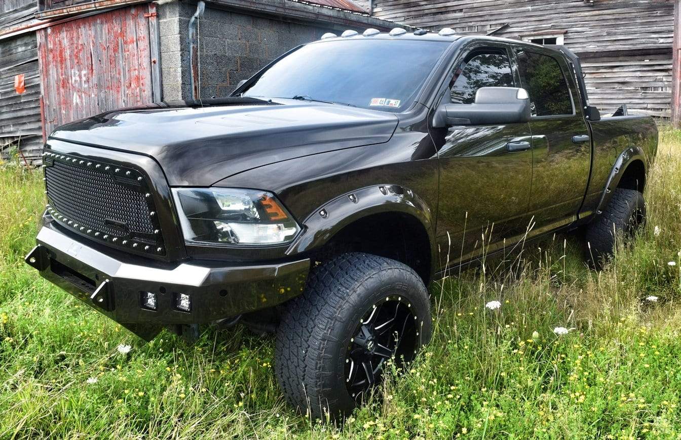 Hammerhead 600 - 56 - 0428 Dodge Ram 2500/3500 2010 - 2018 Front Non - Winch Bumper Low Profile - Rugged Truck Gear