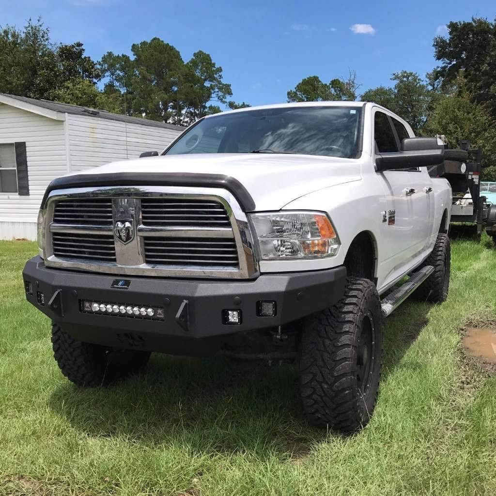 Hammerhead 600 - 56 - 0428 Dodge Ram 2500/3500 2010 - 2018 Front Non - Winch Bumper Low Profile - Rugged Truck Gear