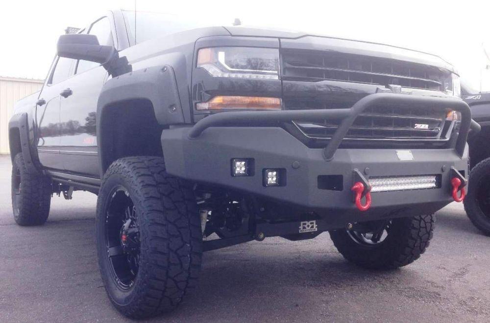 Hammerhead 600 - 56 - 0434 Chevy Silverado 1500 2016 - 2018 Front Non - Winch Bumper Pre - Runner - Rugged Truck Gear