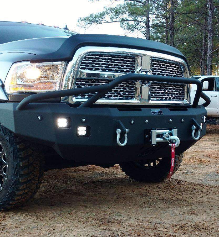 Hammerhead 600 - 56 - 0435 Dodge Ram 2500/3500 2010 - 2018 Front Winch Bumper Pre - Runner - Rugged Truck Gear
