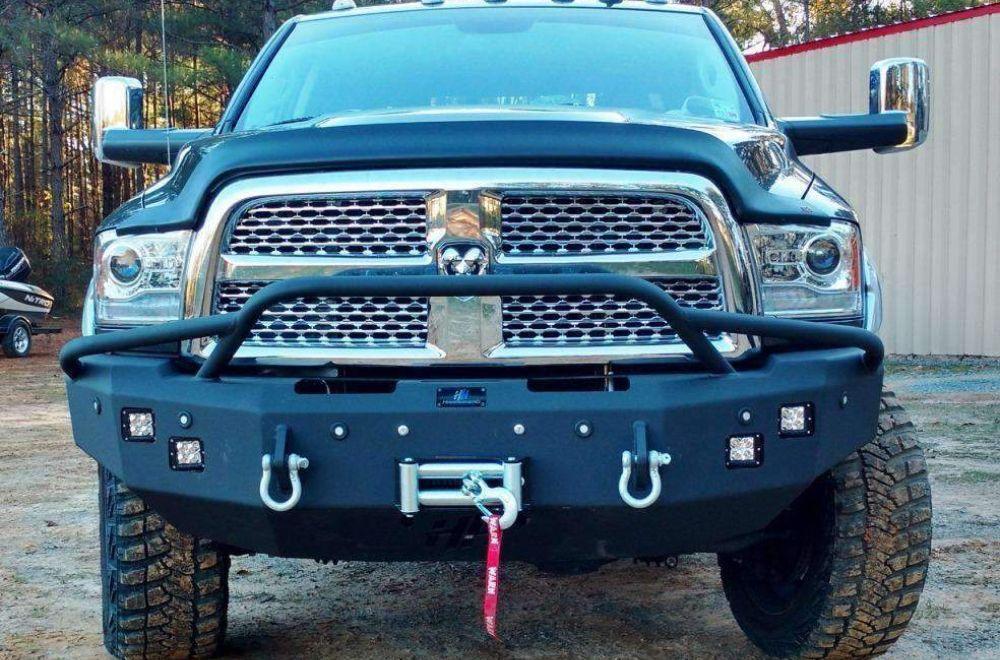 Hammerhead 600 - 56 - 0435 Dodge Ram 2500/3500 2010 - 2018 Front Winch Bumper Pre - Runner - Rugged Truck Gear