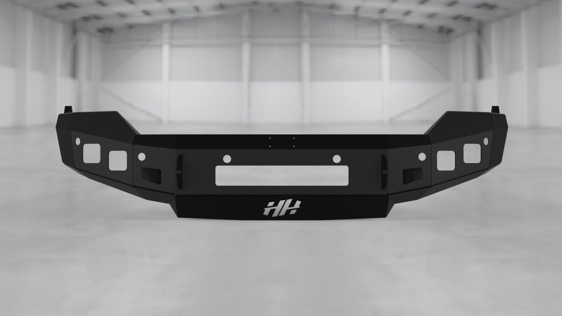 Hammerhead 600 - 56 - 0454 Ram 1500 2013 - 2018 Front Non - Winch Bumper Low Profile - Rugged Truck Gear