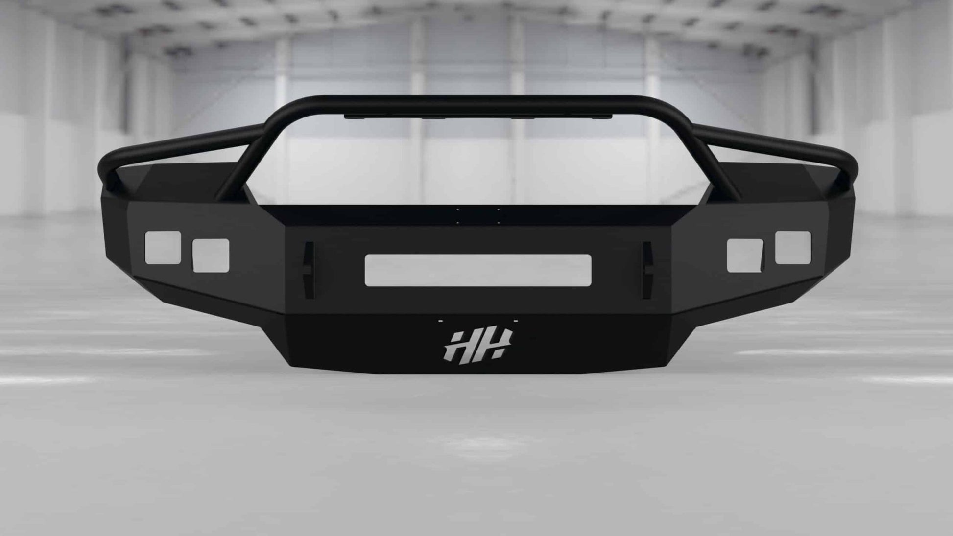 Hammerhead 600 - 56 - 0463 GMC Sierra 2500/3500 2011 - 2014 Front Non - Winch Bumper Pre - Runner - Rugged Truck Gear