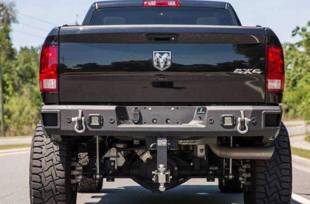 Hammerhead 600 - 56 - 0478 Dodge Ram 2500/3500 2010 - 2018 Flush Mount Rear Bumper with Sensors - Rugged Truck Gear