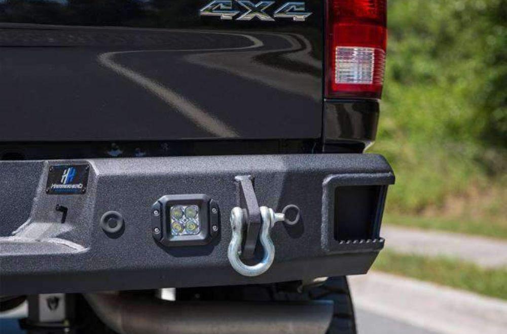 Hammerhead 600 - 56 - 0478 Dodge Ram 2500/3500 2010 - 2018 Flush Mount Rear Bumper with Sensors - Rugged Truck Gear