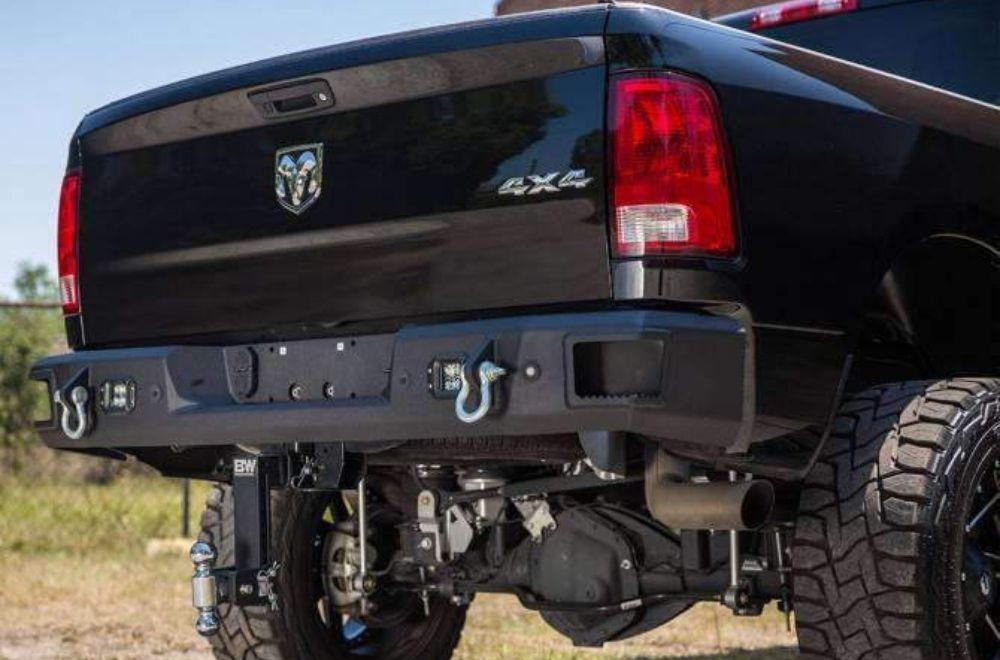 Hammerhead 600 - 56 - 0478 Dodge Ram 2500/3500 2010 - 2018 Flush Mount Rear Bumper with Sensors - Rugged Truck Gear
