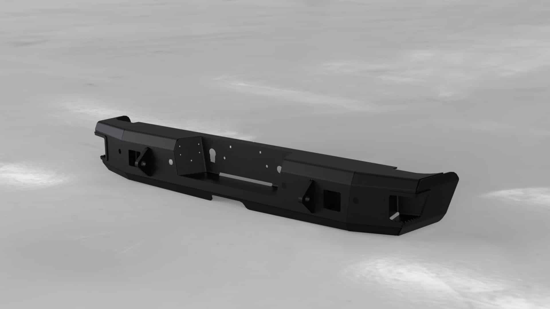 Hammerhead 600 - 56 - 0481 GMC Sierra 1500 2014 - 2018 Flush Mount Rear Bumper with Sensors - Rugged Truck Gear
