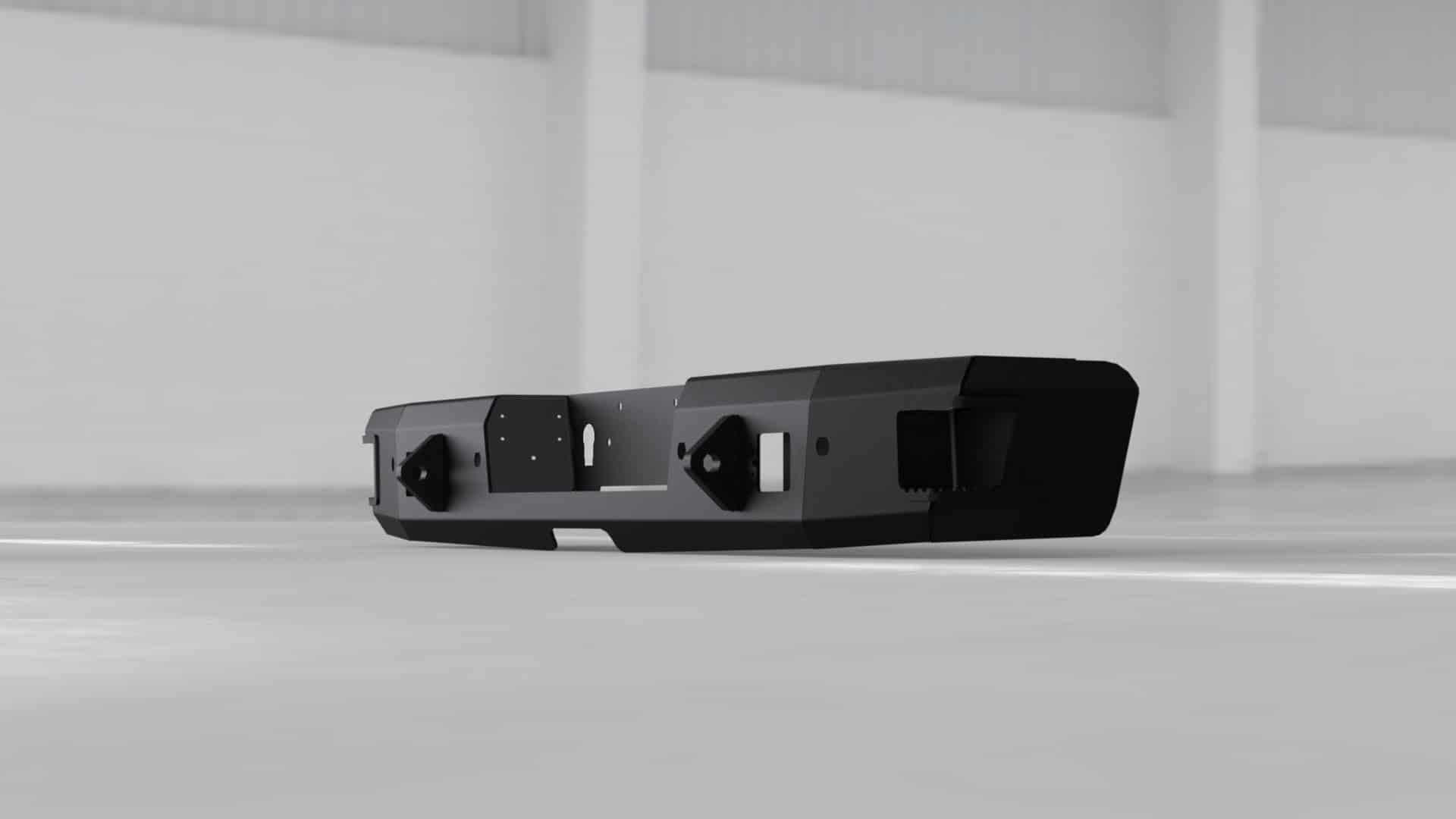 Hammerhead 600 - 56 - 0481 GMC Sierra 1500 2014 - 2018 Flush Mount Rear Bumper with Sensors - Rugged Truck Gear