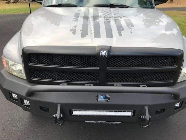 Hammerhead 600 - 56 - 0486 Dodge Ram 2500/3500 1994 - 2002 Front Non - Winch Bumper Pre - Runner - Rugged Truck Gear