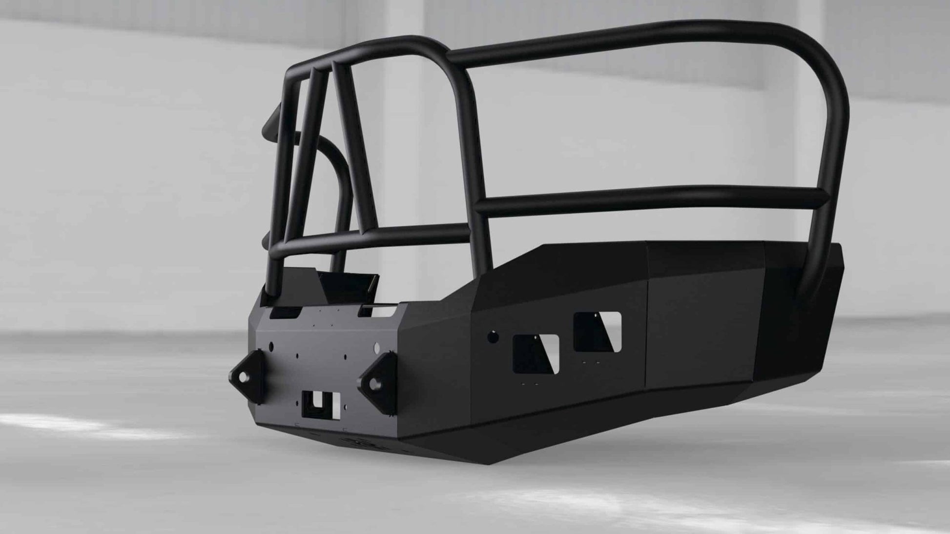 Hammerhead 600 - 56 - 0487 GMC Sierra 1500 2016 - 2018 Front Winch Bumper with Full Brush Guard - Rugged Truck Gear
