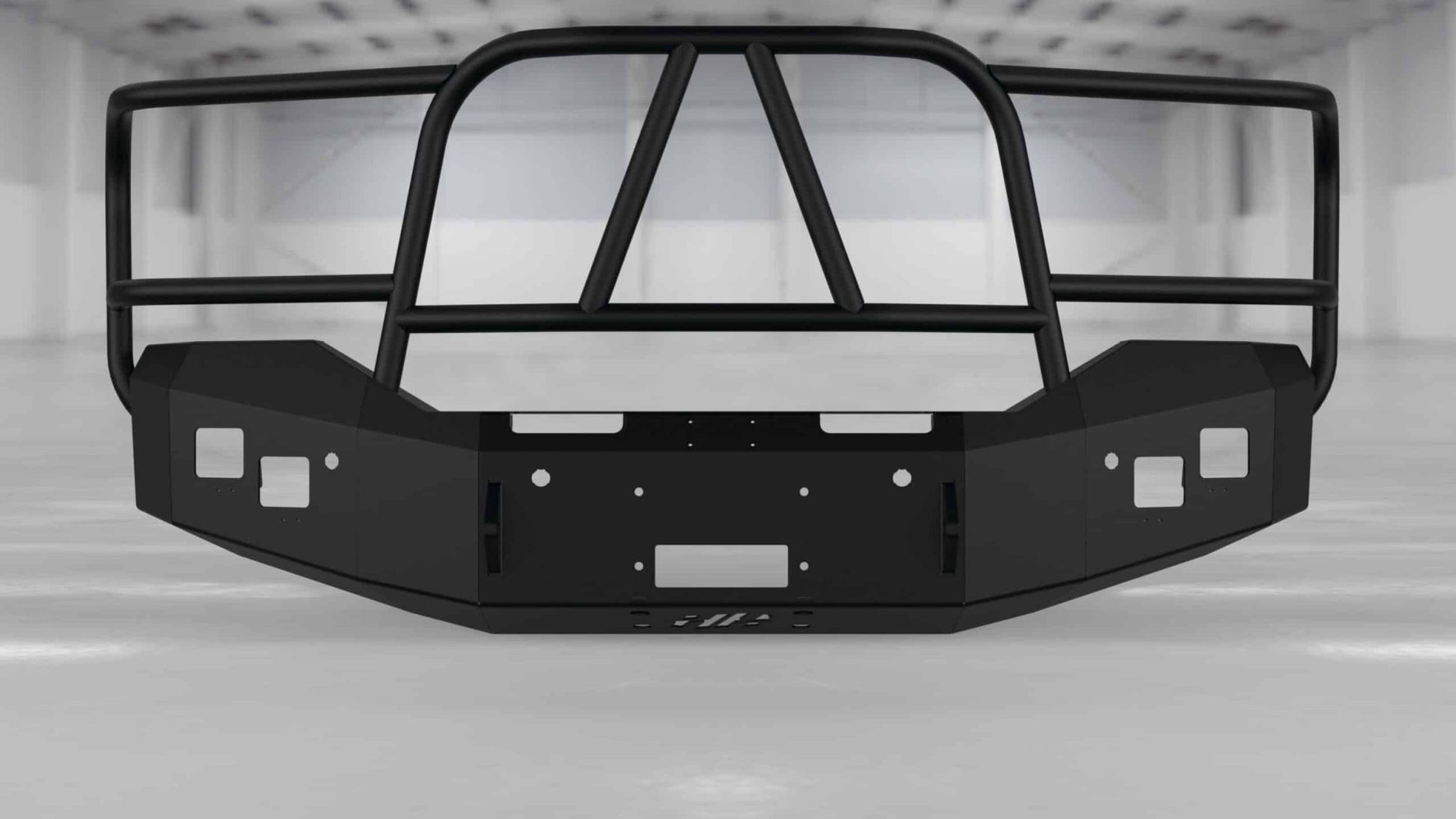 Hammerhead 600 - 56 - 0487 GMC Sierra 1500 2016 - 2018 Front Winch Bumper with Full Brush Guard - Rugged Truck Gear