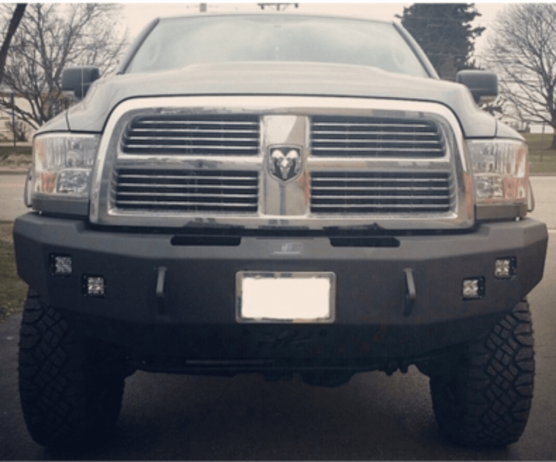 Hammerhead 600 - 56 - 0493 Dodge Ram 2500/3500/4500/5500 2010 - 2018 Front Winch Bumper Low Profile - Rugged Truck Gear