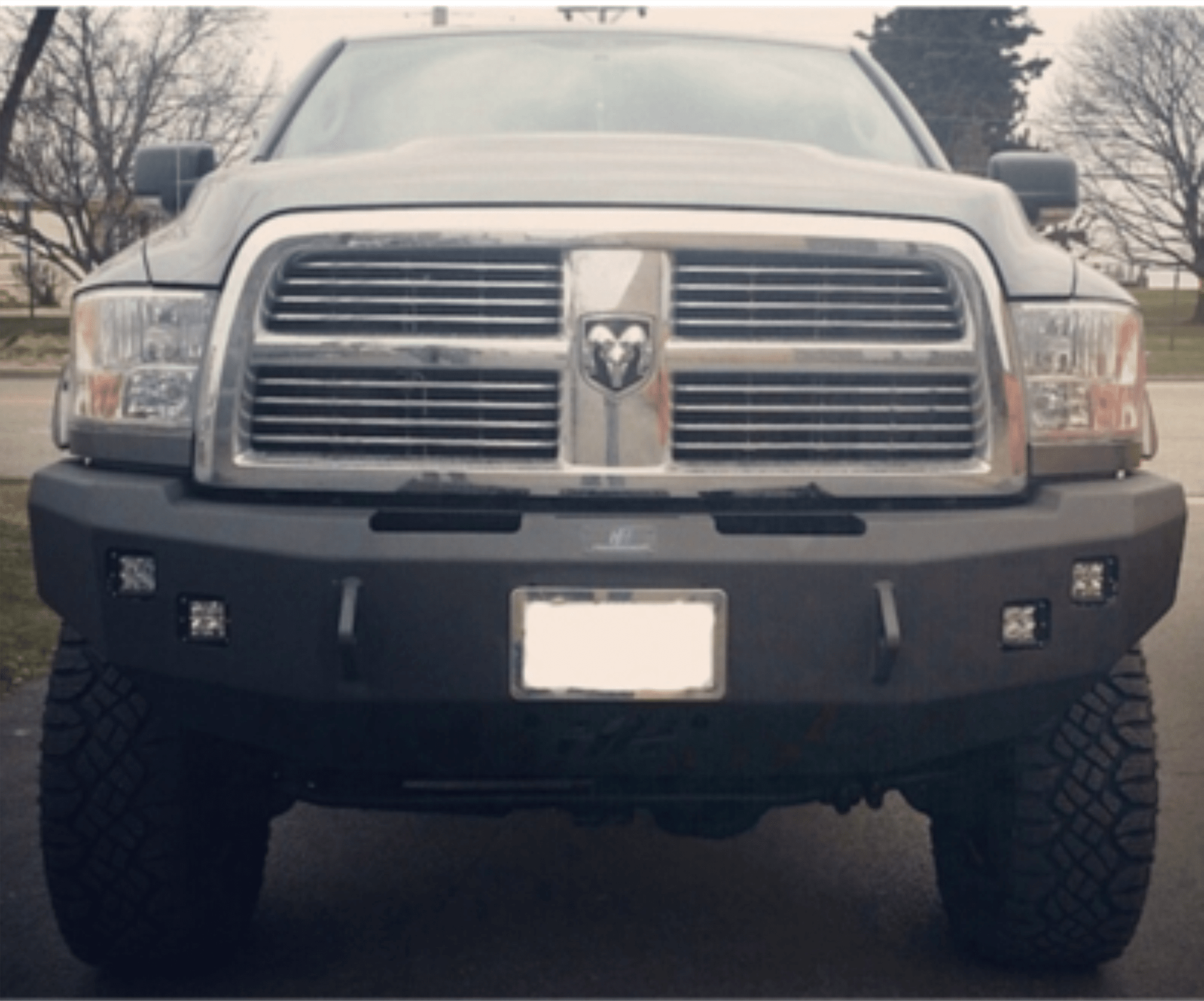 Hammerhead 600 - 56 - 0493 Dodge Ram 2500/3500/4500/5500 2010 - 2018 Front Winch Bumper Low Profile - Rugged Truck Gear